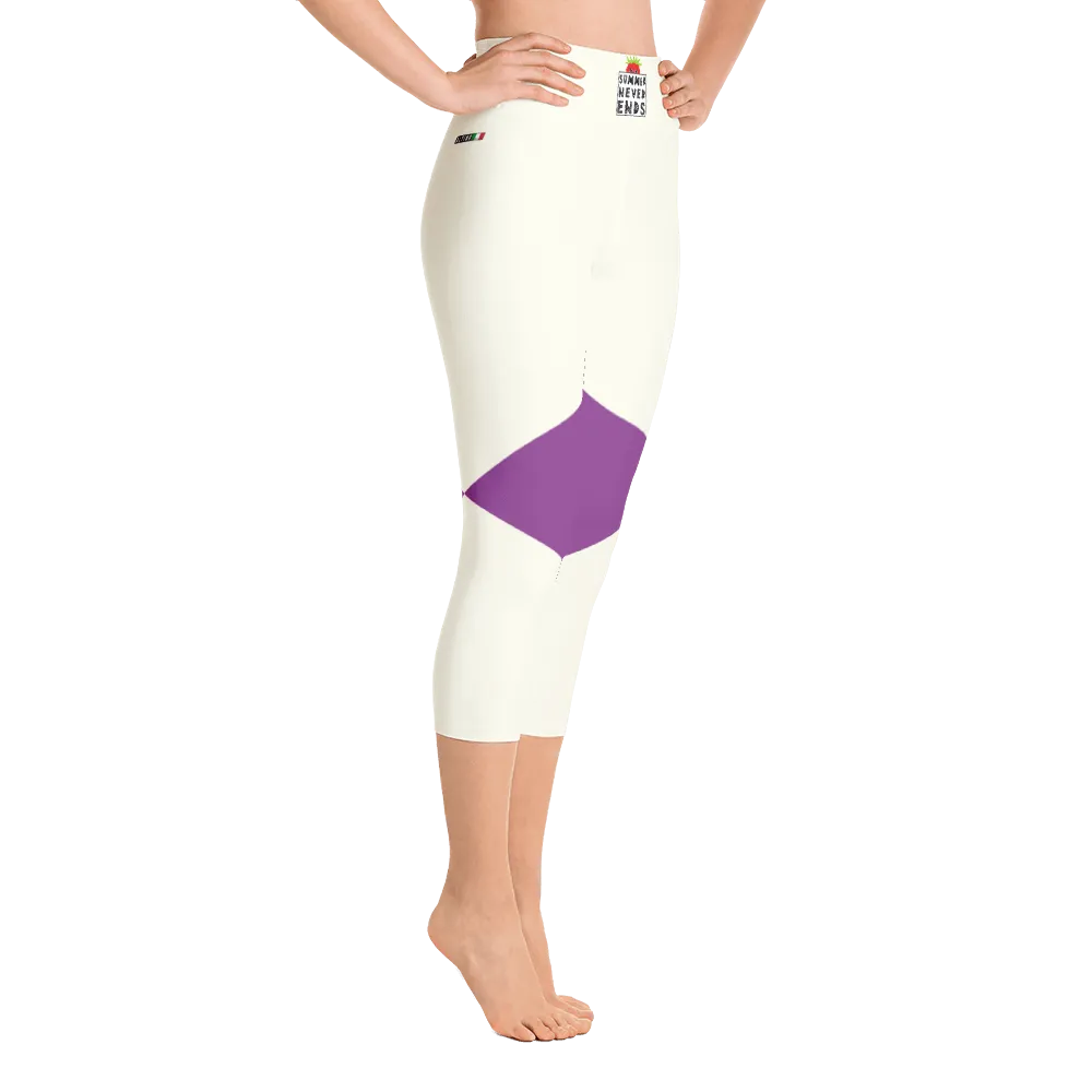 #483d2fb0 - Grape - ALTINO Yoga Capri - Summer Never Ends Collection