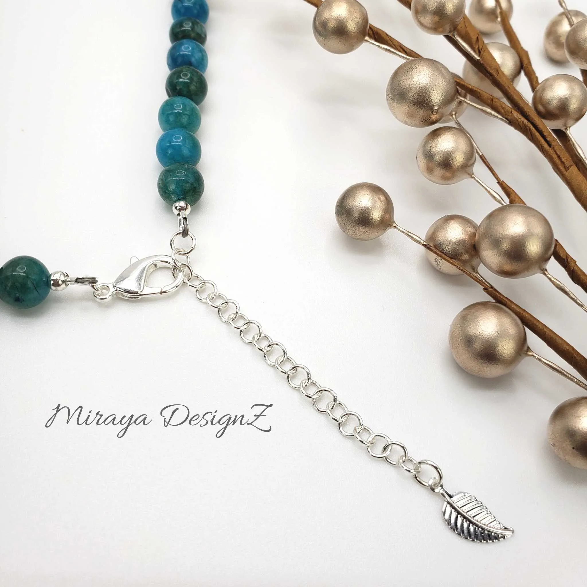 Blue Apatite Necklace