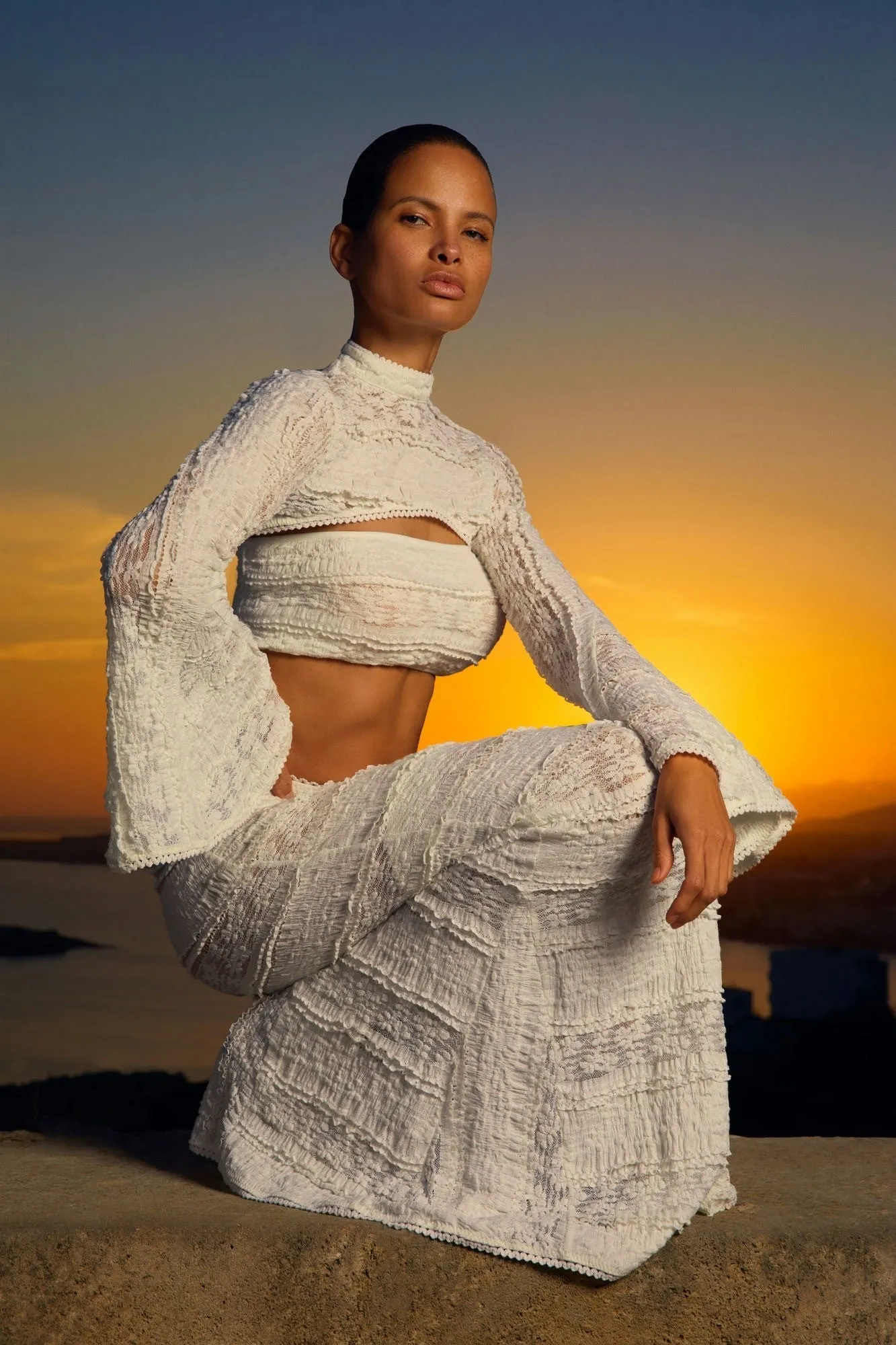 Charo Ruiz Shir Long Skirt