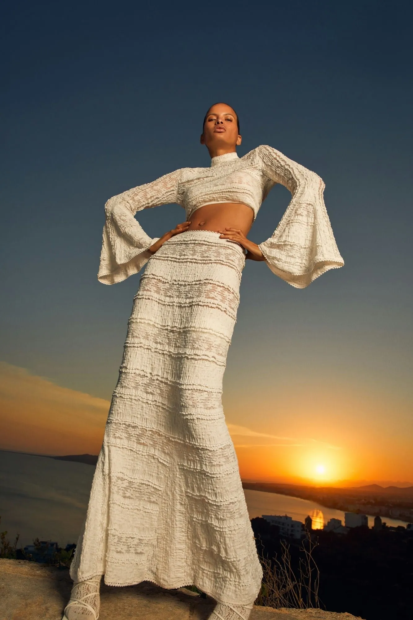 Charo Ruiz Shir Long Skirt