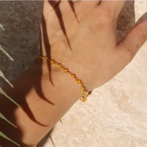 Citrine Beaded Bracelet