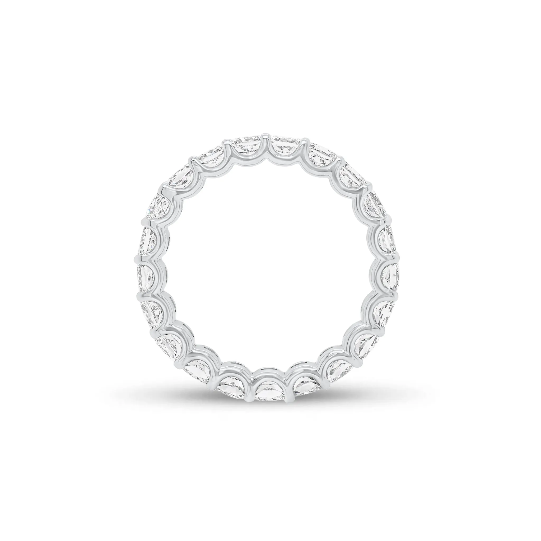 Cushion-Cut Diamond Eternity Ring