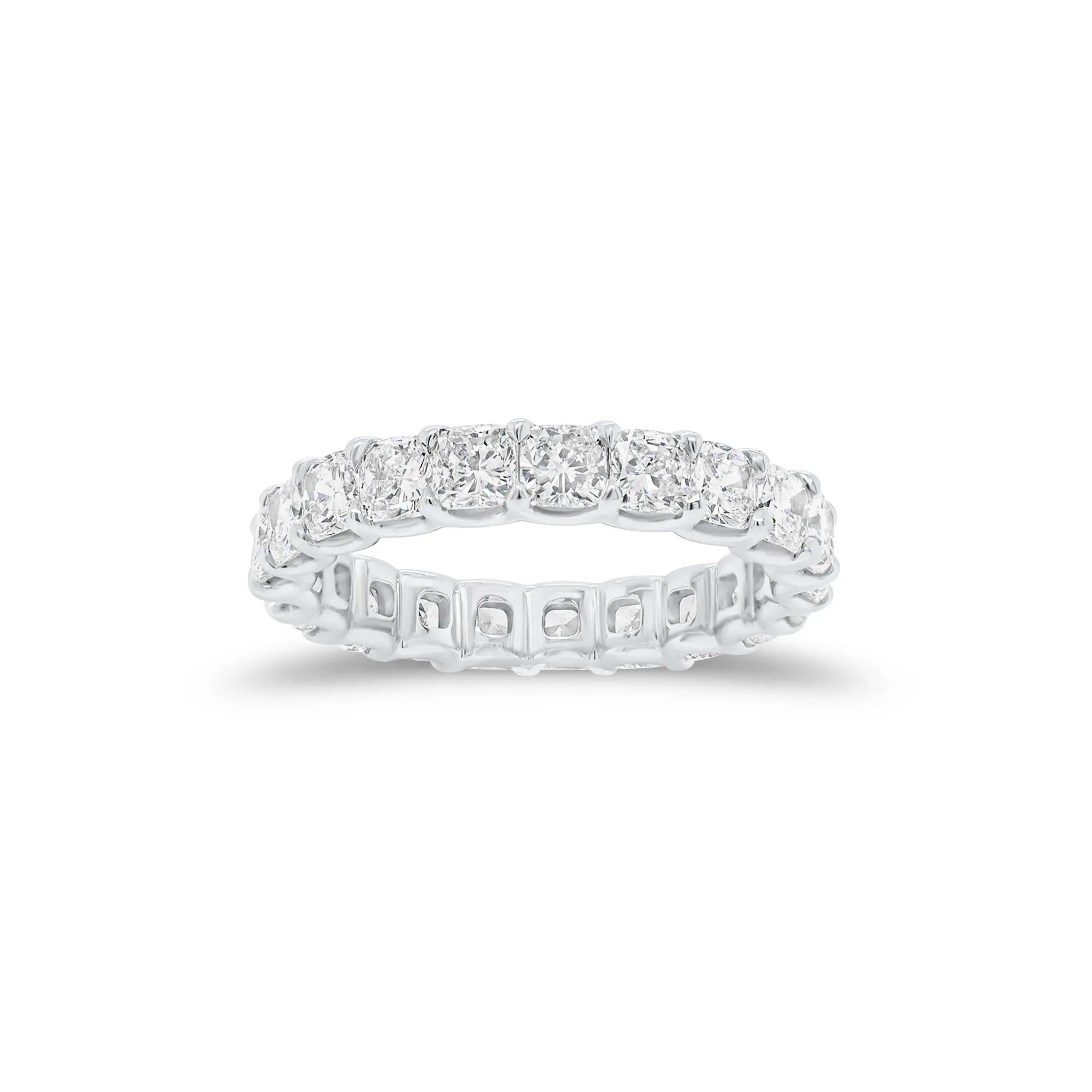 Cushion-Cut Diamond Eternity Ring