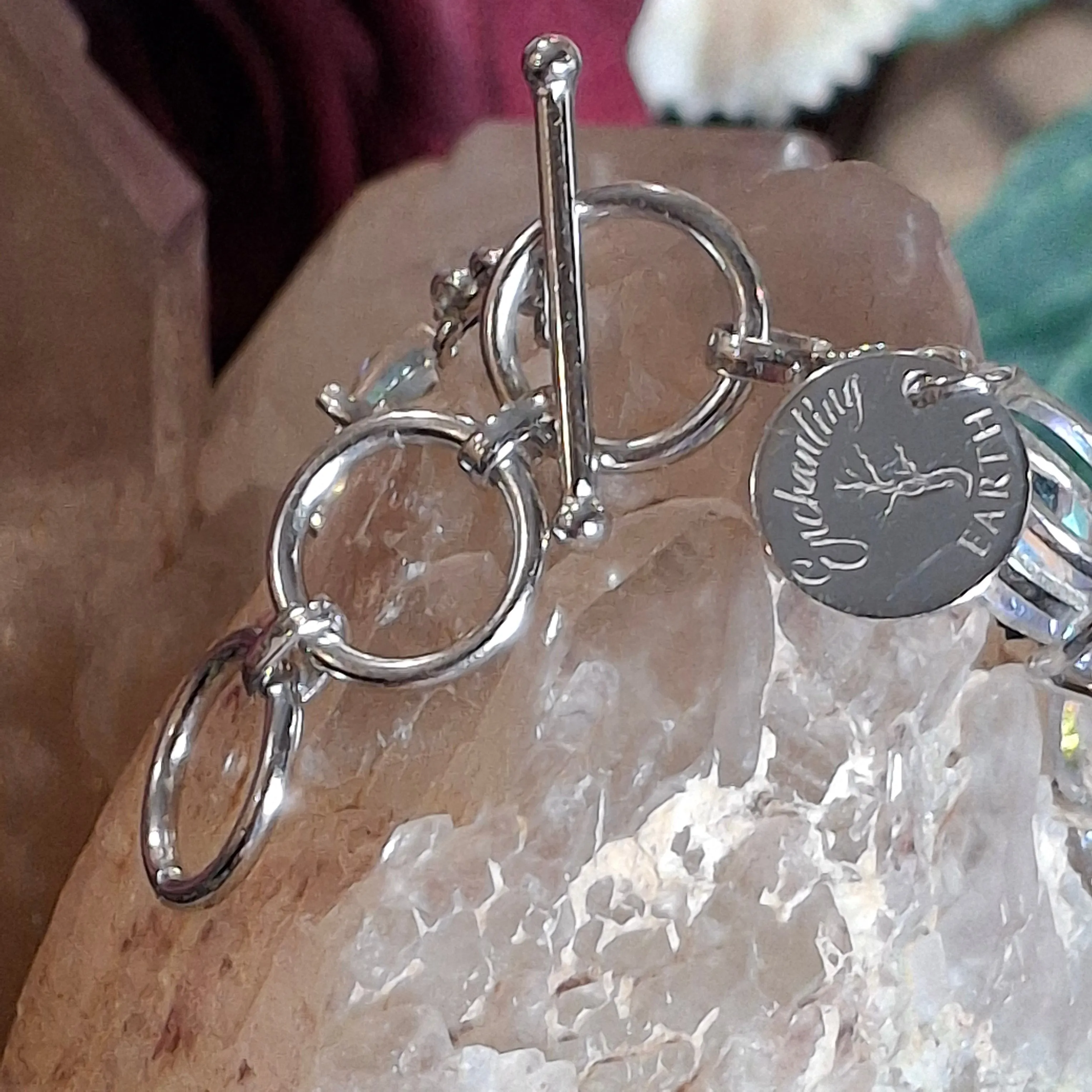 Enchanting Gems Citrine Faceted Bracelet .925 Silver for Abundance, Good Luck and Positivity