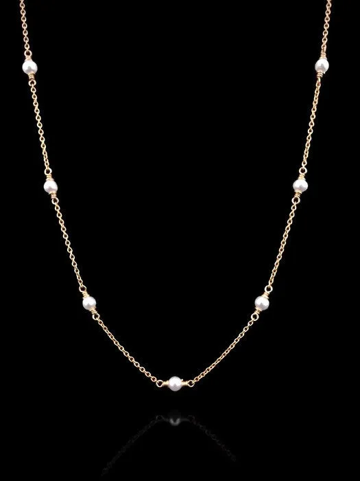 Freshwater Pearl Beaded Choker Necklace