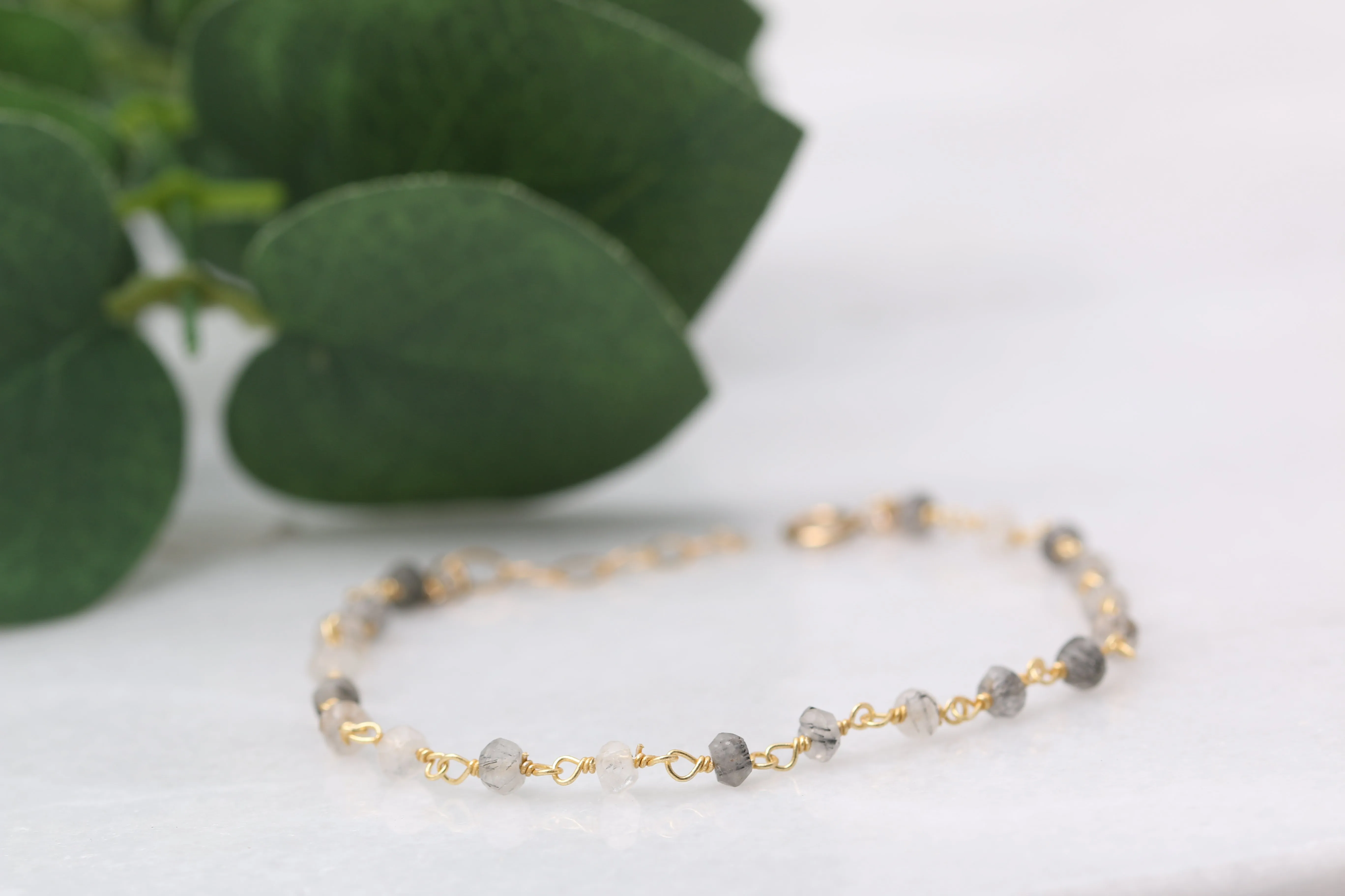 Gemstone Chain Bracelet