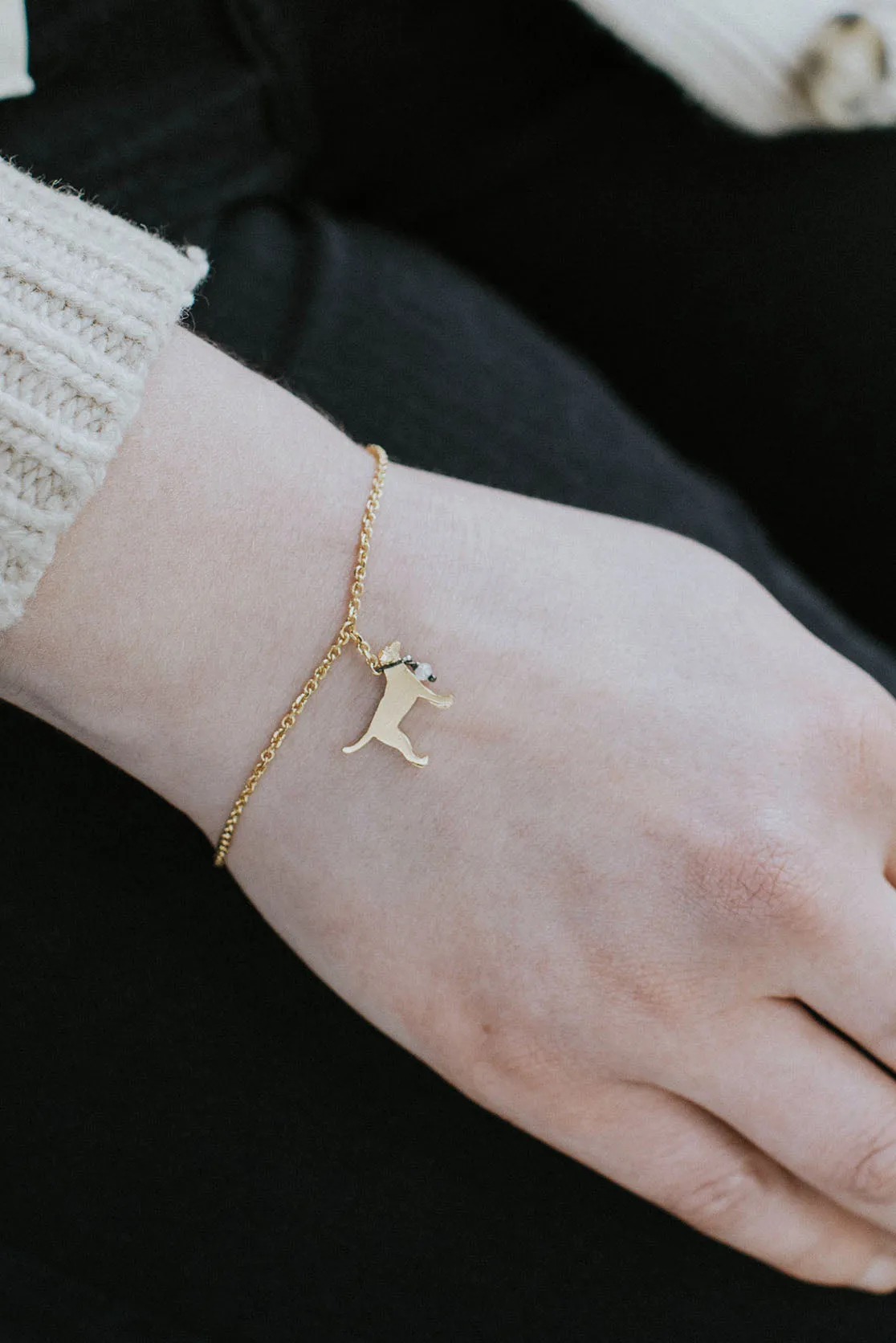 Labrador On A Lead Bracelet