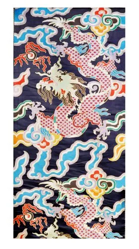 Mandala Crafts Dragon Brocade Fabric by The Yard for Upholstery and Fashion Clothing Design