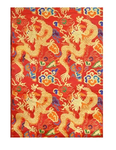 Mandala Crafts Dragon Brocade Fabric by The Yard for Upholstery and Fashion Clothing Design