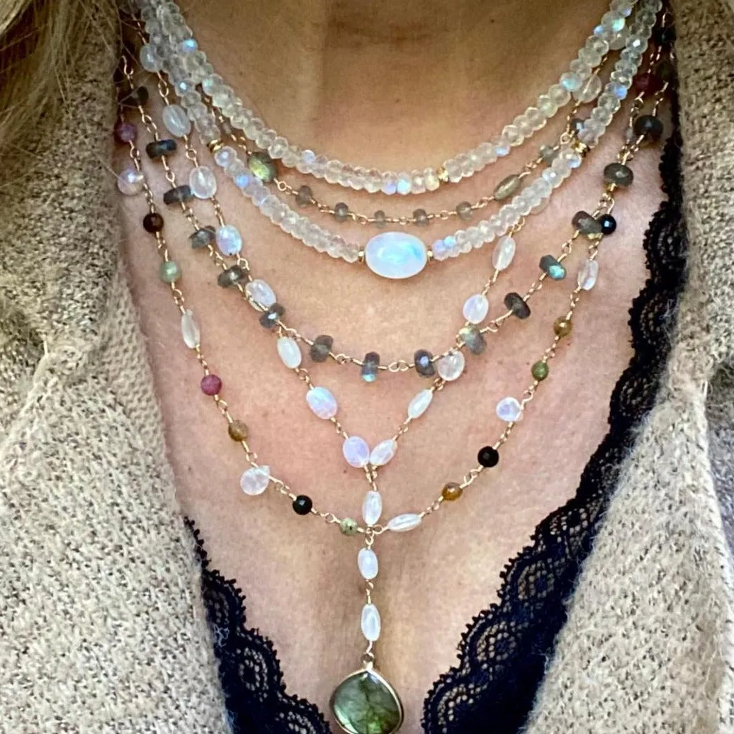Moonstone Necklace - Mona