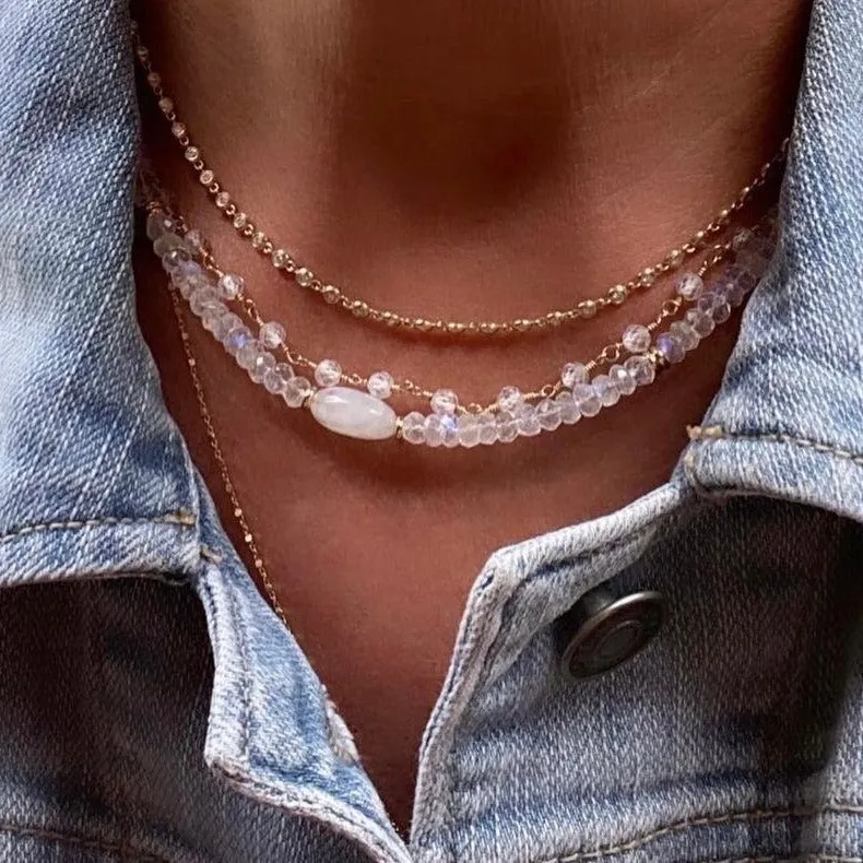 Moonstone Necklace - Mona