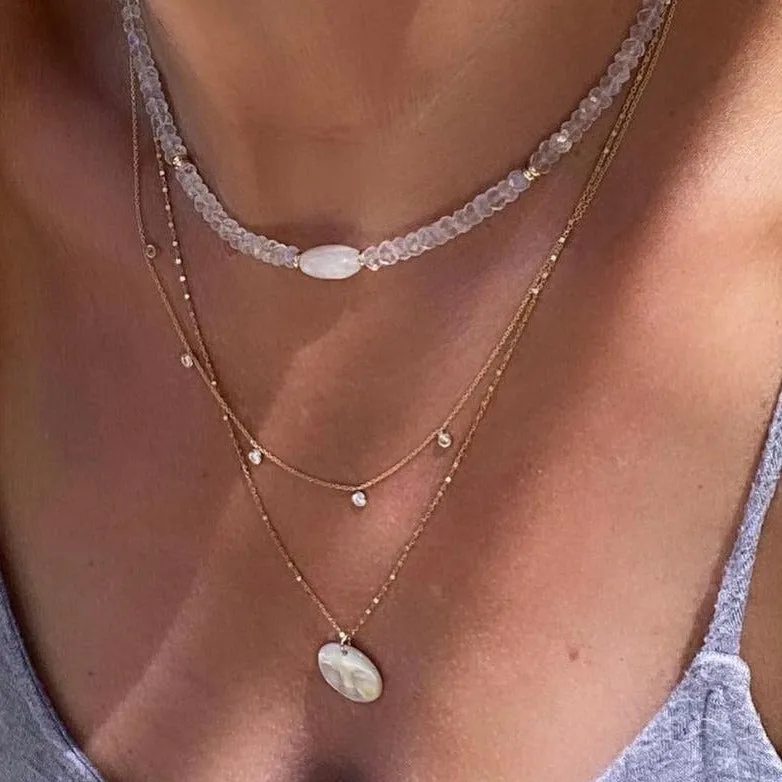 Moonstone Necklace - Mona