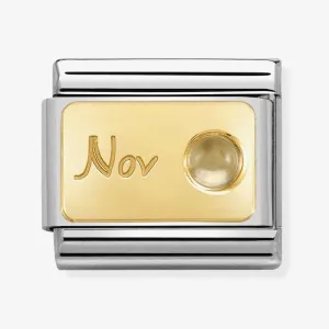 NOMINATION Classic Composable November Citrine Charm
