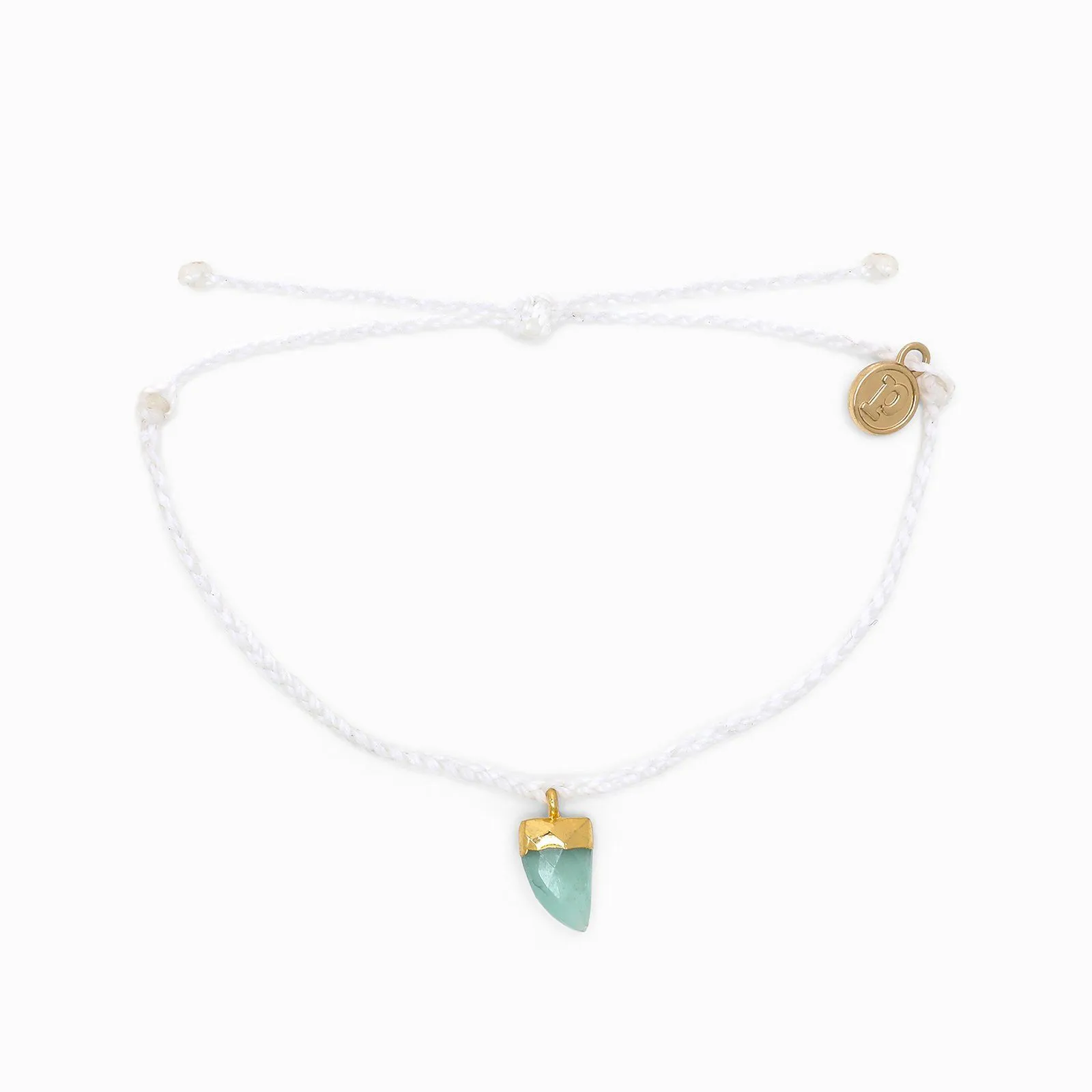 Stone Shark Tooth Charm